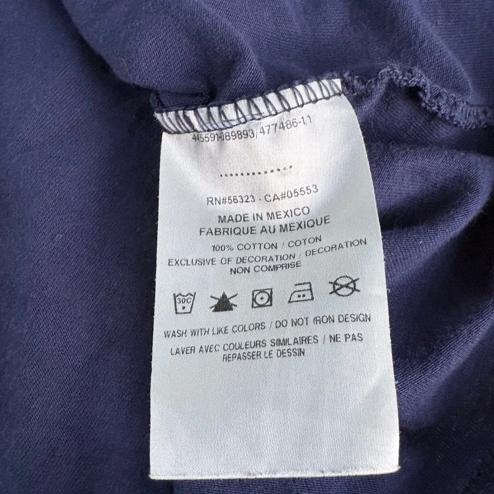Nike The Nike Tee Mens XL Navy Blue Short Sleeve Embroidered Swoosh T-Shirt